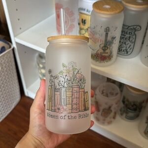 Women Of The Bible Can Glass Cup